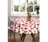 Скатерть круглая тканевая JOYARTY на стол с рисунком Много сердец 150х150 см rtcf01_422653_150x150 1