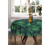 Скатерть круглая тканевая JOYARTY на стол с рисунком Тропический лес 150х150 см rtcf01_423821_150x150