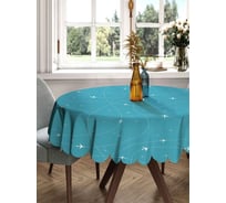 Скатерть круглая тканевая JOYARTY на стол с рисунком Траектория полета 150х150 см rtcf01_423741_150x150