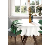 Скатерть круглая тканевая JOYARTY на стол с рисунком Лето восход 150х150 см rtcf01_423885_150x150