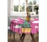 Скатерть круглая тканевая JOYARTY на стол с рисунком Больше любви 150х150 см rtcf01_423871_150x150 1