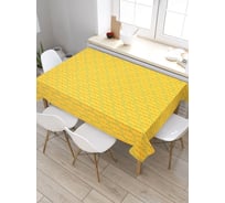 Прямоугольная скатерть из сатена JoyArty Точечные линии tc_29794_120x145