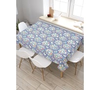 Прямоугольная скатерть из сатена JoyArty Треугольная мозаика tc_29386_120x145