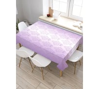 Прямоугольная скатерть из сатена JoyArty Узорчатые переливы tc_30293_120x145