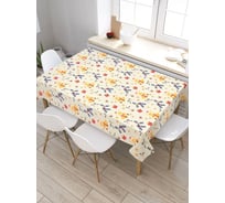 Скатерть прямоугольная тканевая JOYARTY на стол с рисунком Праздничный лис 120х145 см tc_427891_120x145