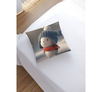 Наволочка декоративная JoyArty на молнии, чехол на подушку Милый зайка 45x45 см sl_427872