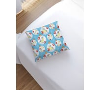 Наволочка декоративная JoyArty на молнии, чехол на подушку Синицы на ветке 45x45 см sl_427893