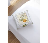 Наволочка декоративная JoyArty на молнии, чехол на подушку Рождественская открытка 45x45 см sl_427908