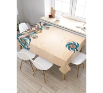 Прямоугольная скатерть из сатена JoyArty Турецкий декоратив tc_29538_120x145