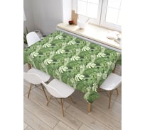 Прямоугольная скатерть из сатена JoyArty Тропические заросли tc_29289_120x145