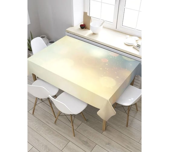 Прямоугольная скатерть из сатена JoyArty Утренние блики tc_33051_120x145 1