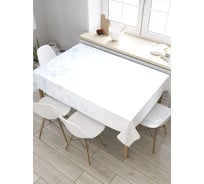 Прямоугольная скатерть из сатена JoyArty Треугольная призрачность tc_33005_120x145