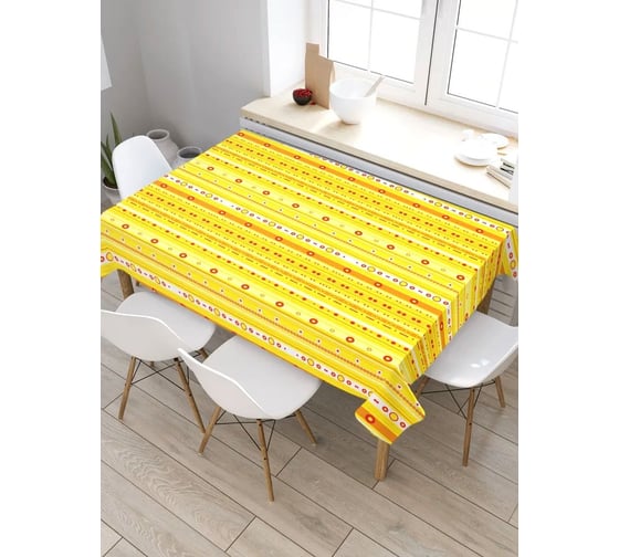 Прямоугольная скатерть из сатена JoyArty Течение сюрпризов tc_32241_120x145 1