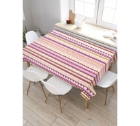 Скатерть JoyArty Цепь вертикали, прямоугольная, из сатена tc_31610_120x145