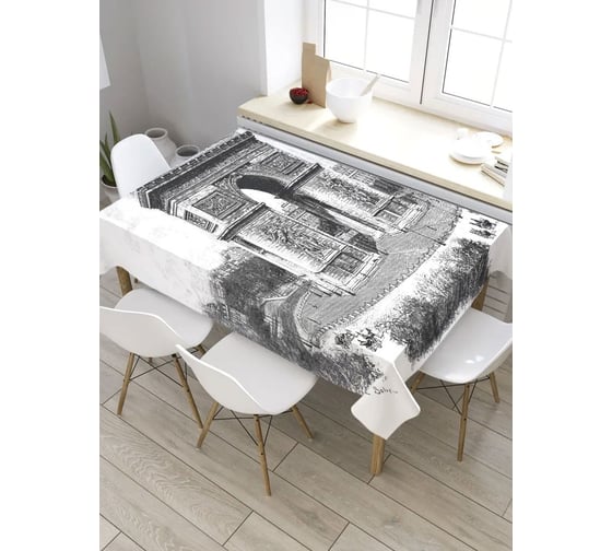 Прямоугольная скатерть из сатена JoyArty Триумфальная арка tc_32772_120x145 1