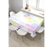 Прямоугольная скатерть из сатена JoyArty Треугольные блики tc_32448_120x145