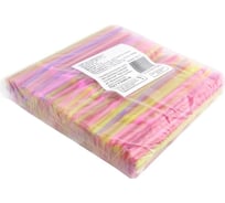 Трубочки гофрированные для напитков GRIFON цветные, 0.5 см, 250 шт, 21 см 105-111