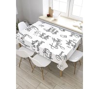 Скатерть JoyArty Цитата о семье, прямоугольная, из сатена tc_34567_120x145