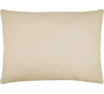 Подушка стеганая Guten Morgen Вулсофт шерсть верблюжья, холлофайбер, микрофибра, 50x70 см ПСВс-50-70