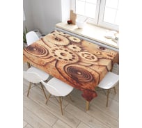 Скатерть JoyArty Часовые звездочки, прямоугольная, из сатена tc_38252_120x145