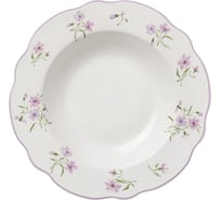 Суповая тарелка HomeQueen Летние воспоминания, цветы 22.2 см /36/6 77109