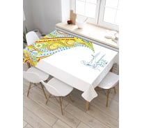 Прямоугольная скатерть из сатена JoyArty Узорчатая музыка пианиста tc_30842_120x145