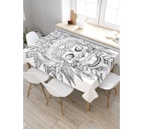 Скатерть JoyArty Череп инков, прямоугольная, из сатена tc_22188_120x145