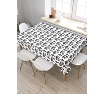 Скатерть JoyArty Черные инструменты, прямоугольная, из сатена tc_30105_120x145