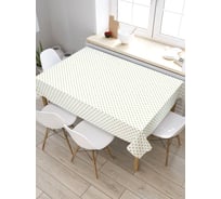 Прямоугольная скатерть из сатена JoyArty Точечная деталь tc_30604_120x145