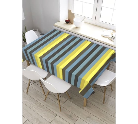 Скатерть JoyArty Чередование полос, прямоугольная, из сатена tc_32346_120x145 1