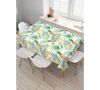 Прямоугольная скатерть из сатена JoyArty Тропические фрукты tc_50069_120x145