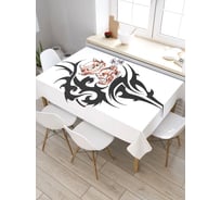 Скатерть JoyArty Чертенок с топором, прямоугольная, из сатена tc_22160_120x145