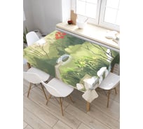 Скатерть JoyArty Чужой мост, прямоугольная, из сатена tc_26313_120x145