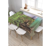 Скатерть JoyArty Чистейший водопад, прямоугольная, из сатена tc_21798_120x145