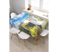 Скатерть JoyArty Чудо-водопад, прямоугольная, из сатена tc_21518_120x145