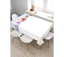 Скатерть JoyArty Шары в снегу, прямоугольная, из сатена tc_20289_120x145