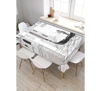 Скатерть JoyArty Чудесная Венеция, прямоугольная, из сатена tc_37901_120x145