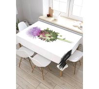 Скатерть JoyArty Чертополох, прямоугольная, из сатена tc_38896_120x145