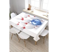 Скатерть JoyArty Шар и кегли, прямоугольная, из сатена tc_4638_120x145