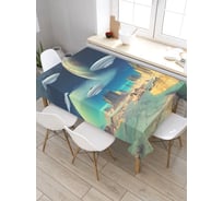 Скатерть JoyArty Чужая планета, прямоугольная, из сатена tc_6794_120x145