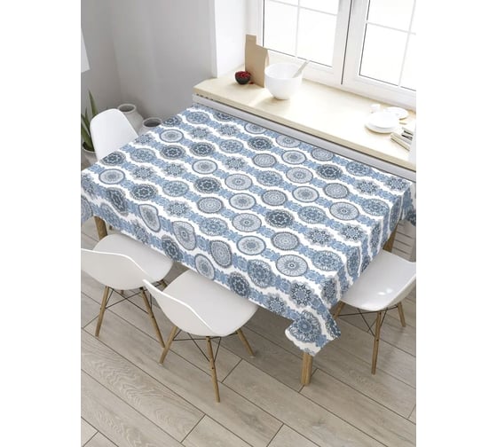 Скатерть JoyArty Шаровые полосы, прямоугольная, из сатена tc_8129_120x145 1