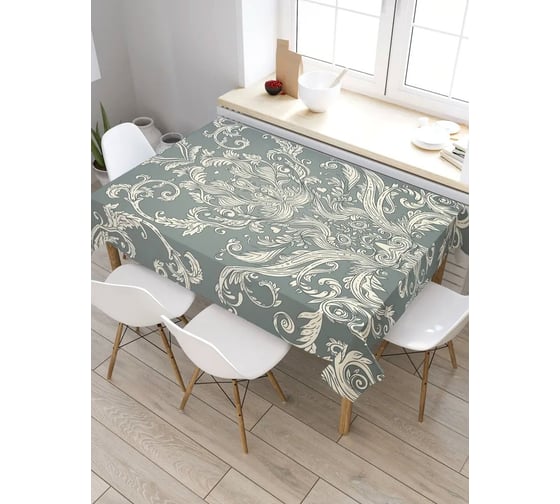 Прямоугольная скатерть из сатена JoyArty Узор подземелья tc_3490_120x145 1