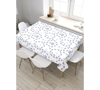 Прямоугольная скатерть из сатена JoyArty Точки и узоры tc_34288_120x145