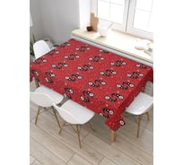 Прямоугольная скатерть из сатена JoyArty Узор восточный tc_33477_120x145