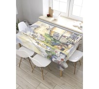 Прямоугольная скатерть из сатена JoyArty Улочки старого города tc_32865_120x145