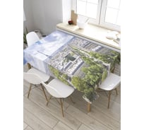 Прямоугольная скатерть из сатена JoyArty Улицы Парижа tc_32888_120x145