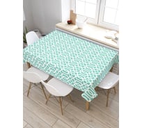 Прямоугольная скатерть из сатена JoyArty Узорная решетка tc_6942_120x145