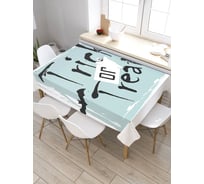 Прямоугольная скатерть из сатена JoyArty Угроза на День всех святых tc_6042_120x145