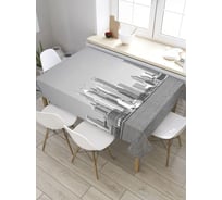 Прямоугольная скатерть из сатена JoyArty Тепло детройта tc_8403_120x145