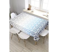 Прямоугольная скатерть из сатена JoyArty Узор с градиентом tc_8592_120x145